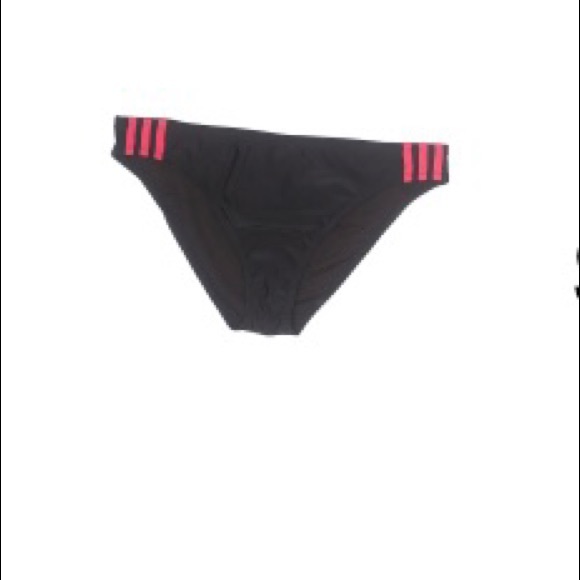 adidas Other - Adidas black red stripe swim bottom xl